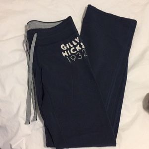 Tight Fitting Navy Blue Gilly Hicks Sweatpants
